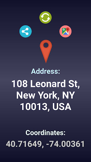 My exact location Screenshot 0