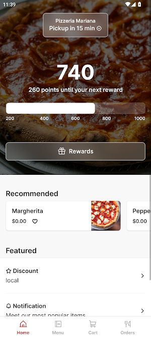 Pizzeria Mariana Screenshot 0