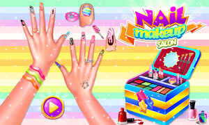 Girl Nail salon Simulator: Nail games for girls Screenshot 0