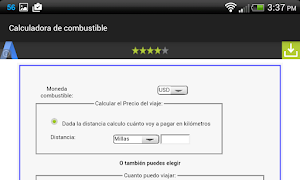 Calculadora de combustible Screenshot 1