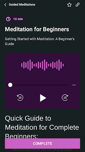 Meditation Secrets Screenshot 1