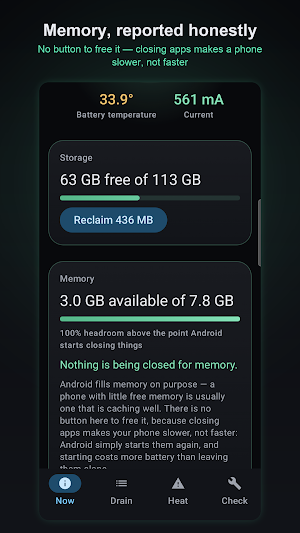 Milliamp: Battery Health Screenshot 1
