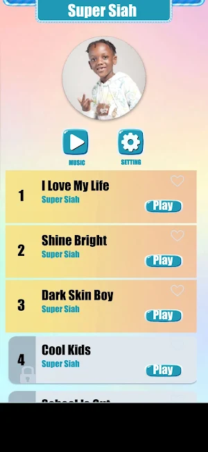 Super Siah Music Tiles Game Screenshot 0