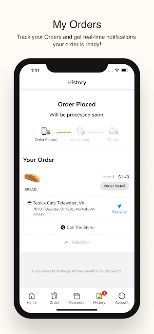 Tealux - Cafe Screenshot 2