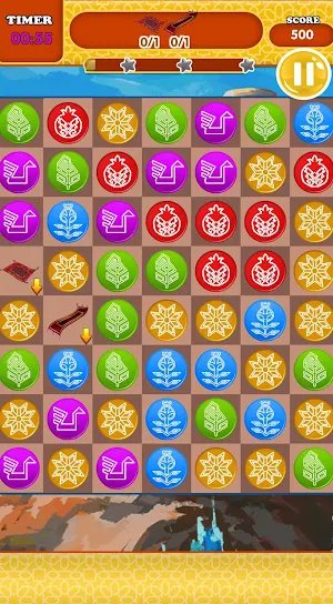 Oriental Three Match Screenshot 2
