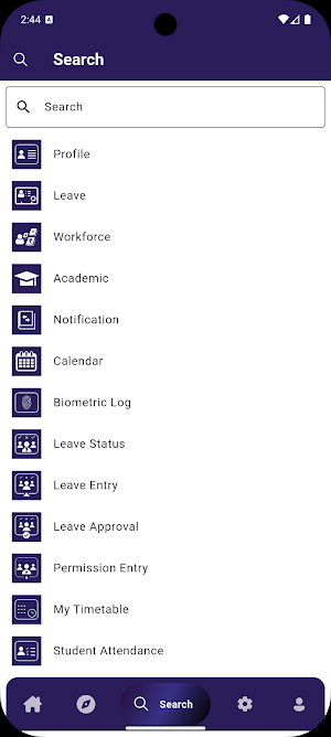 Vels Staff Portal Screenshot 2