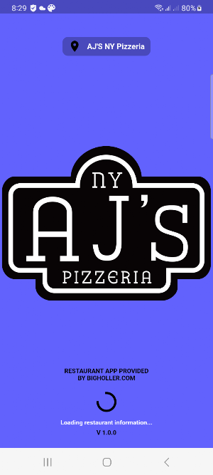AJ'S NY Pizzeria Screenshot 0