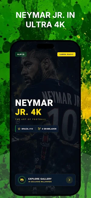 Neymar Wallpaper 4K · NJR HD Screenshot 0