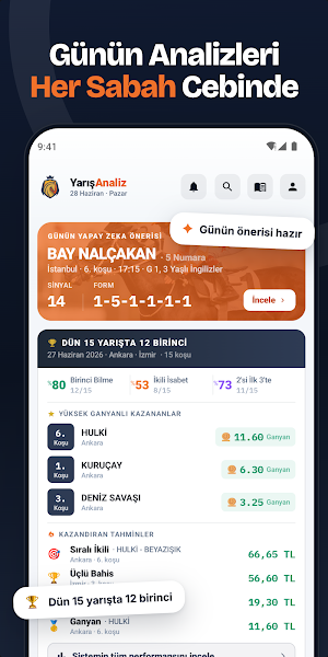 Yarış Analiz At Yarışı Tahmini Screenshot 3