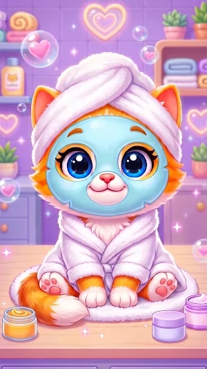 Cute Cat Care and Kitty Salon Screenshot 0