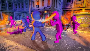 Street Stickman Boxing Kung Fu Screenshot 2