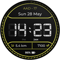 aad 17 black 3D watch faces