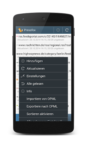 Pressfox Screenshot 1
