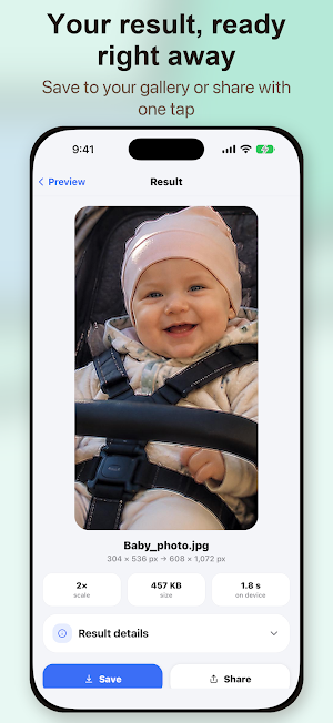 Upscalr: AI Photo Enhancer Screenshot 2