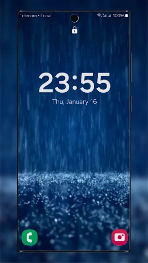 Realistic Rain Live Wallpaper Screenshot 2