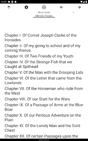 Book, Micah Clarke Screenshot 2