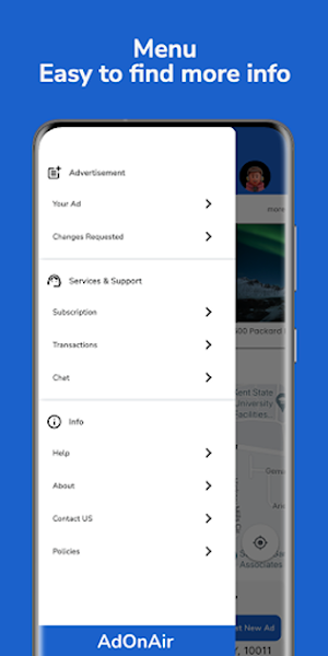 AdOnAir Screenshot 2