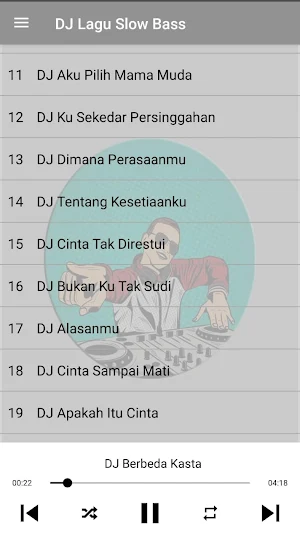 DJ Lagu Slow Bass Screenshot 2