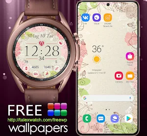 Lady Summer Watch Face Screenshot 3