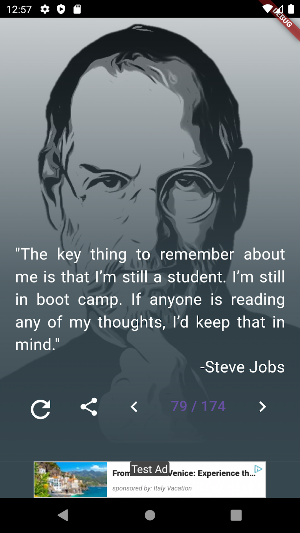 Steve Jobs Quotes Screenshot 0