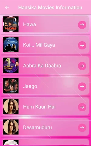 Hansika Movies-Wallpapers,Quiz Screenshot 1
