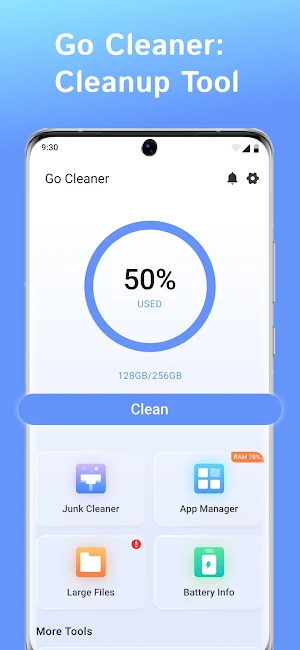 Go Cleaner: Cleanup Tool Screenshot 0