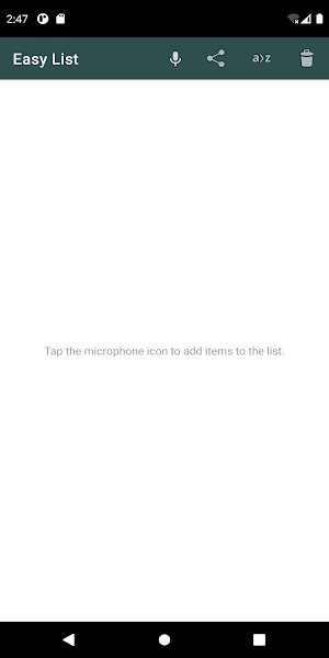 Easy List Screenshot 0