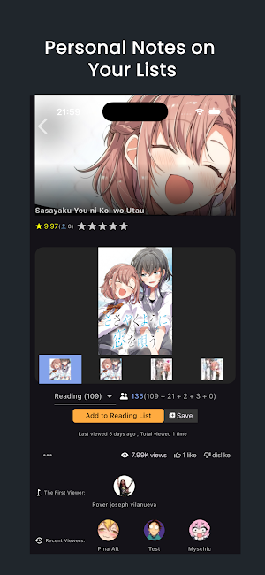 MyMangaLists Screenshot 2