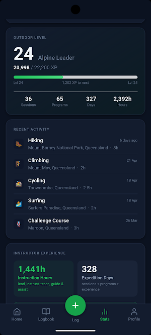 OutdoorLog Screenshot 3
