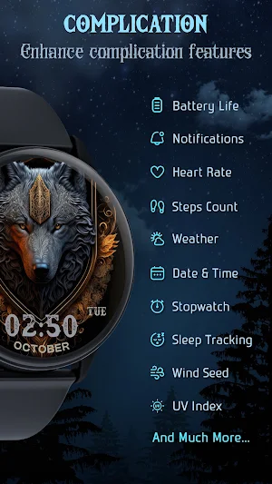 Wolf Watch Faces ULTRA SGW7 Screenshot 2