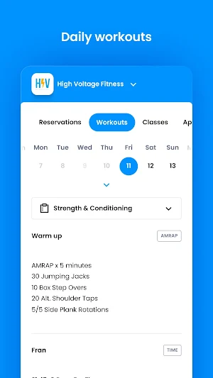 High Voltage Fitness Screenshot 3