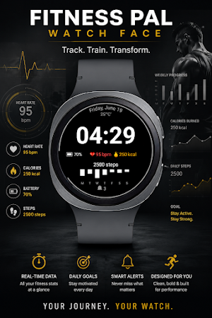 Fitness Pal Watch Face Screenshot 1