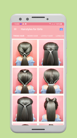 Girls Hairstyles Step by Step Screenshot 0