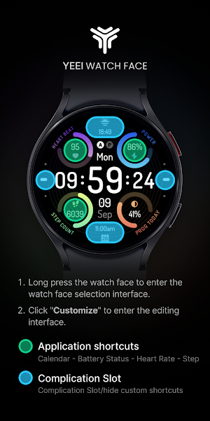 Colorful spin: Watch Face Screenshot 2