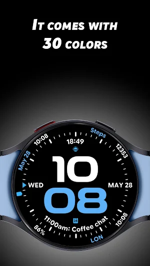 Ultra Boxy - Watch face Screenshot 1