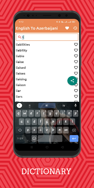 English To Azerbaijani Diction Screenshot 1