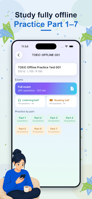 Examy: TOEIC® Test Pro Screenshot 1