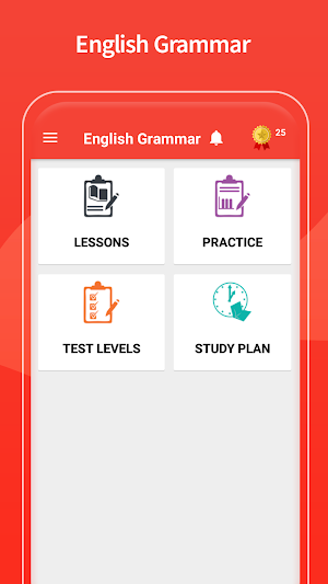 English Grammar Learning Free Offline Grammar Book Screenshot 1