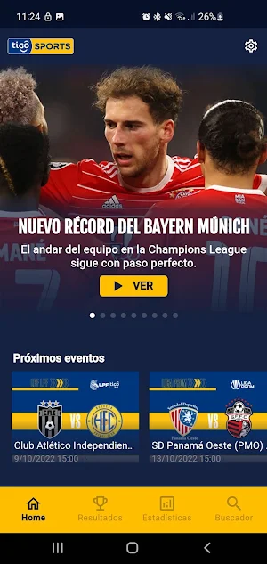 Tigo Sports 4K Screenshot 1