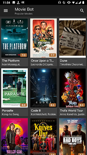 Movie Bot - Movie Recommendation Screenshot 0