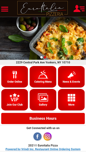 Euroitalia Pizzeria Screenshot 0