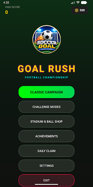 Soccer Goal Challenge Screenshot 0