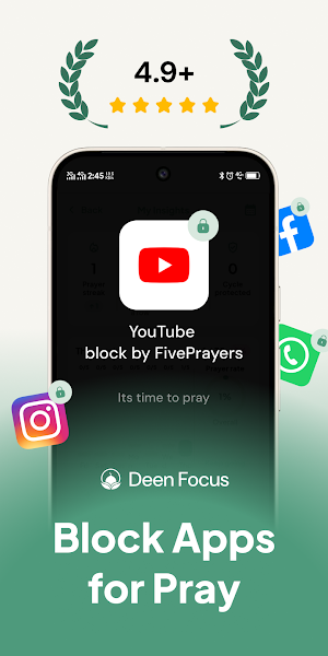 DeenFocus: App blocker & Namaz Screenshot 0