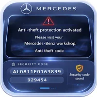 Mercedes Radio Code Generator