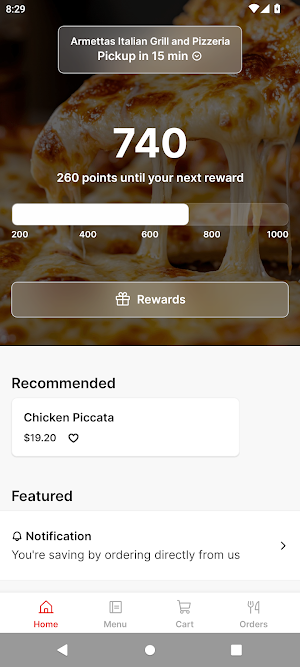 Armettas Italian Grill Screenshot 0
