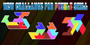 Triangle Block! Free Tangram Simple Puzzle Game Screenshot 3