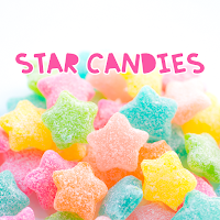 Sweets Wallpaper Star Candies Theme