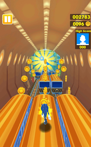 Runner Blue Hedgehog Subway Screenshot 3
