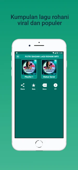 Putri Siagian Lagu Rohani MP3 Screenshot 0