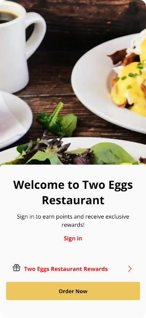 Two Eggs Restaurant Screenshot 0